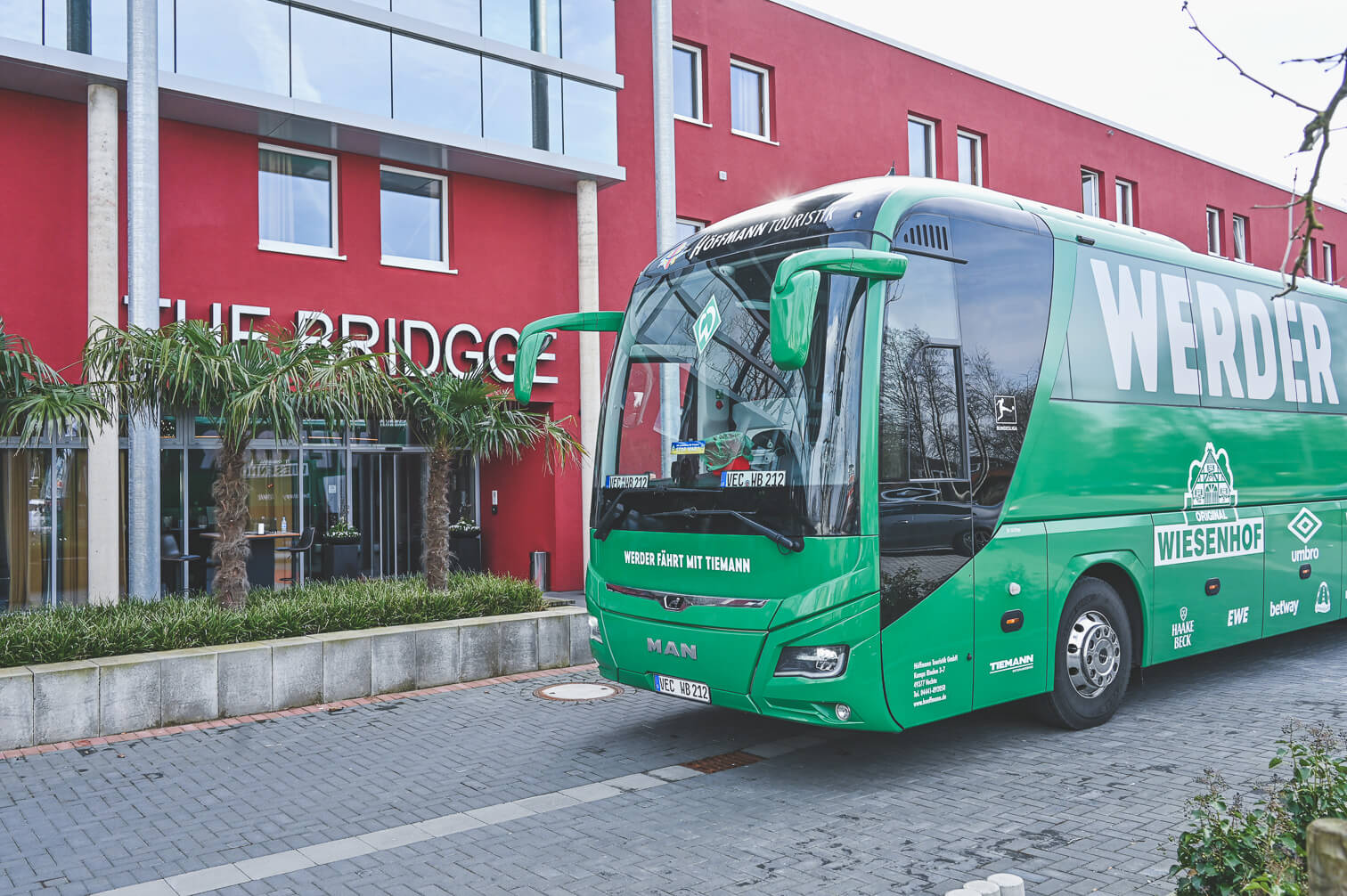 SV Werder Bremen zu Gast im „The Bridgge Grand Boutique Hotel“ in Brüggen.